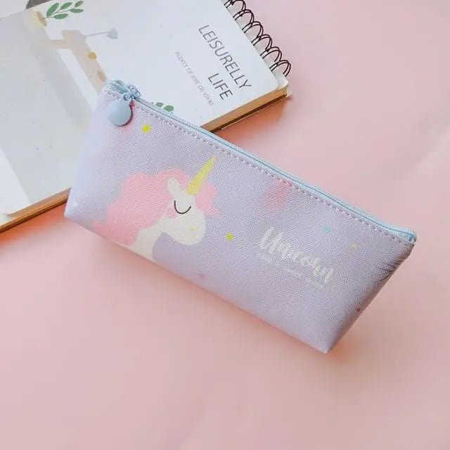 Pastel Unicorn Mermaid Pencil Case for Storing Essentials - Cosparty
