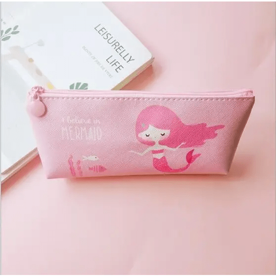 Pastel Unicorn Mermaid Pencil Case for Storing Essentials - Cosparty