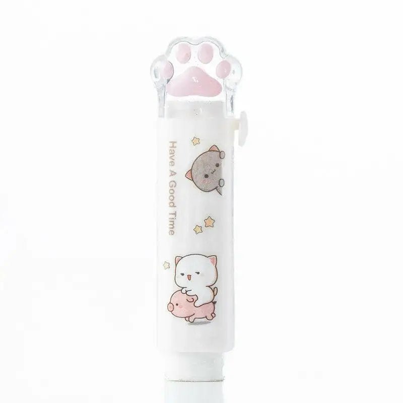 Peach Cat Eraser for Kawaii Stationery Lovers - Cosparty