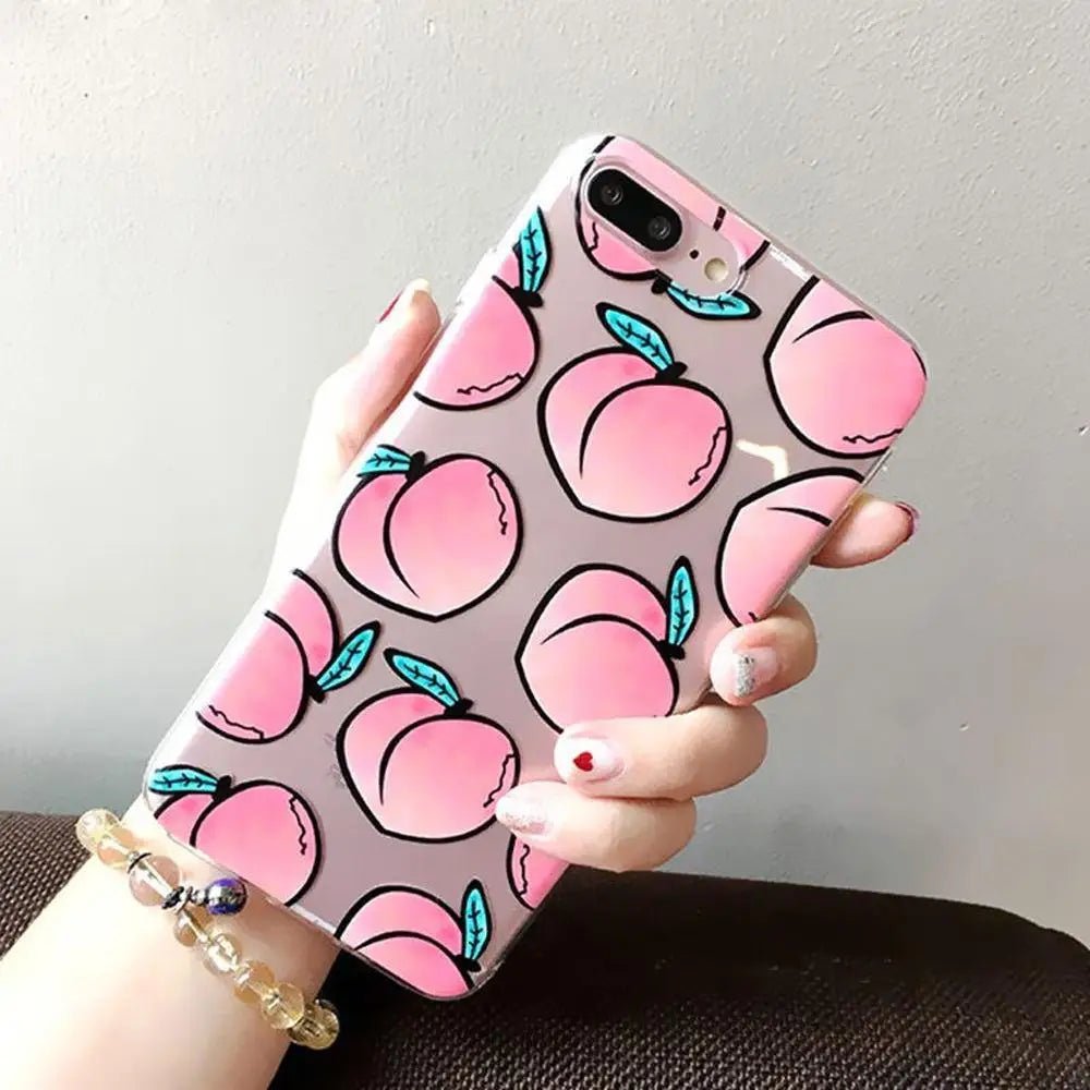 Peachy Transparent iPhone Case for Kawaii Cuties In Stock - Cosparty