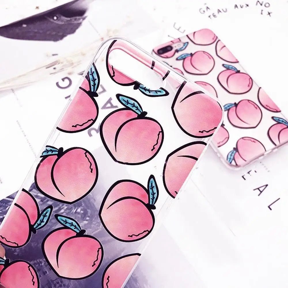 Peachy Transparent iPhone Case for Kawaii Cuties In Stock - Cosparty