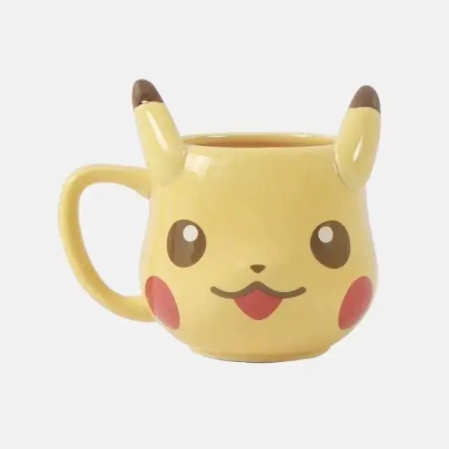 Pikachu Coffee Cup with 3D Ears for Pokemon Fans - Cosparty