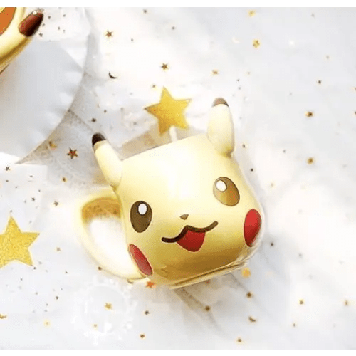 Pikachu Coffee Cup with 3D Ears for Pokemon Fans - Cosparty