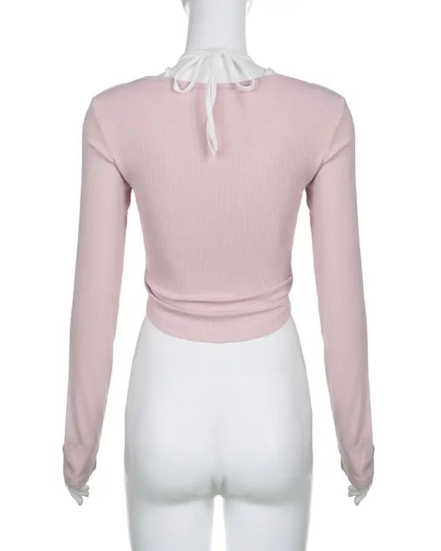 Pink Button Up Lace Cardigan for Fairy Charm Wardrobe - shirt