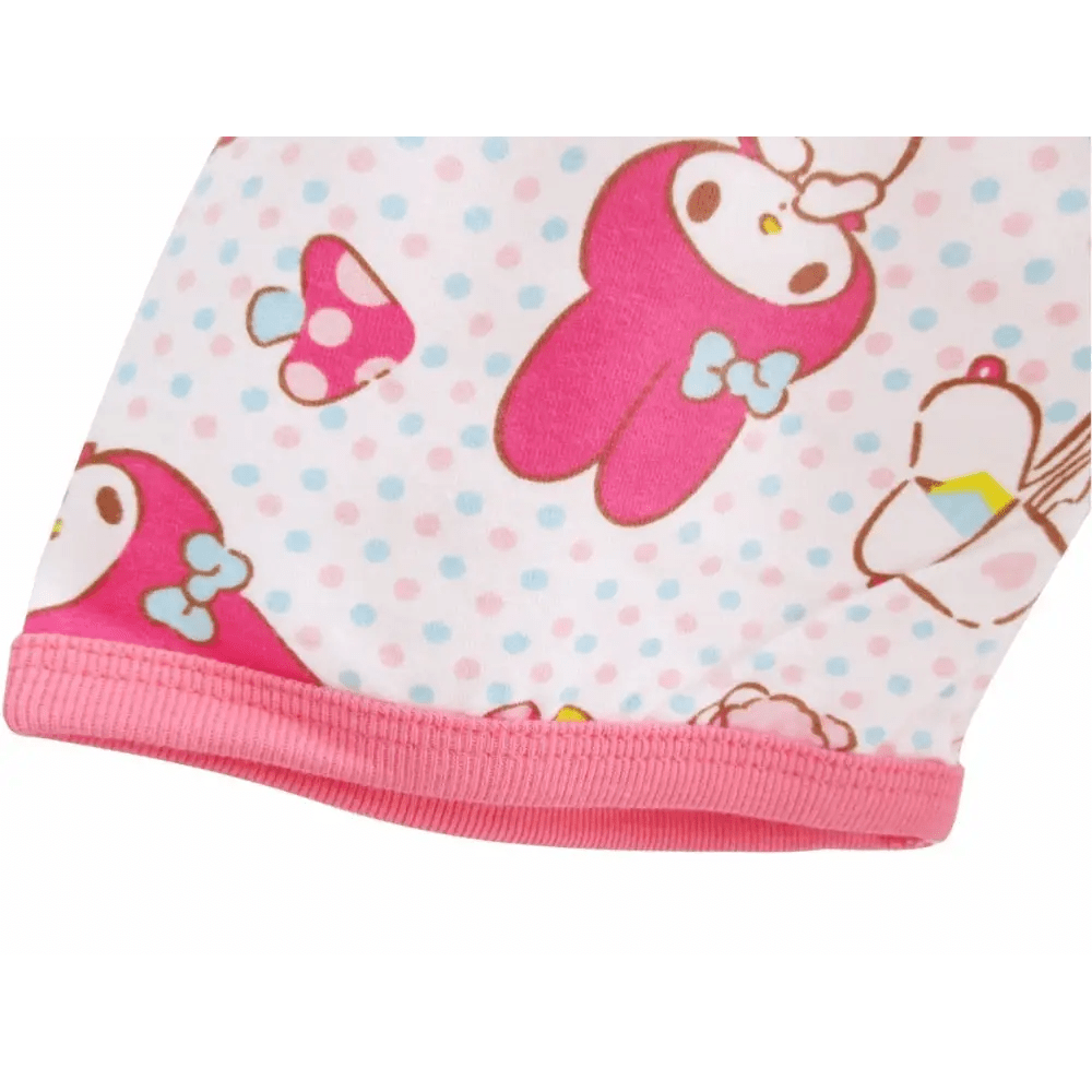 Pink My Melody Bunny Adult Onesie with Snap Crotch for Cozy Lounging - Cosparty