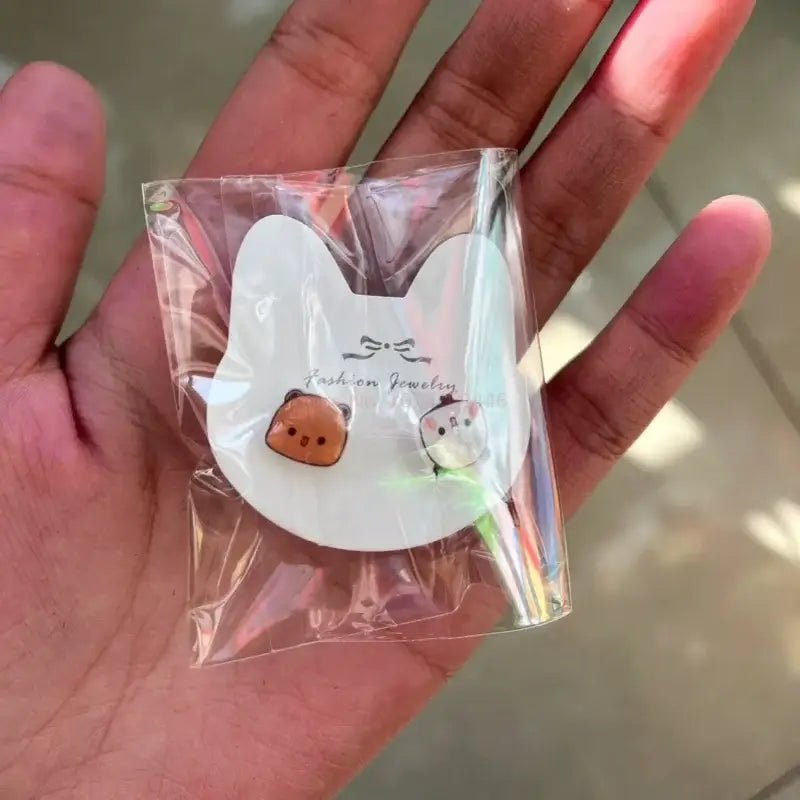 Playful Dudu & Bubu Earrings for Fun and Expressive Style - Cosparty