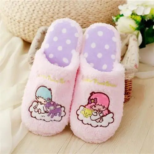 Plush Starry Kawaii Slippers for Cosparty Fun - Cosparty