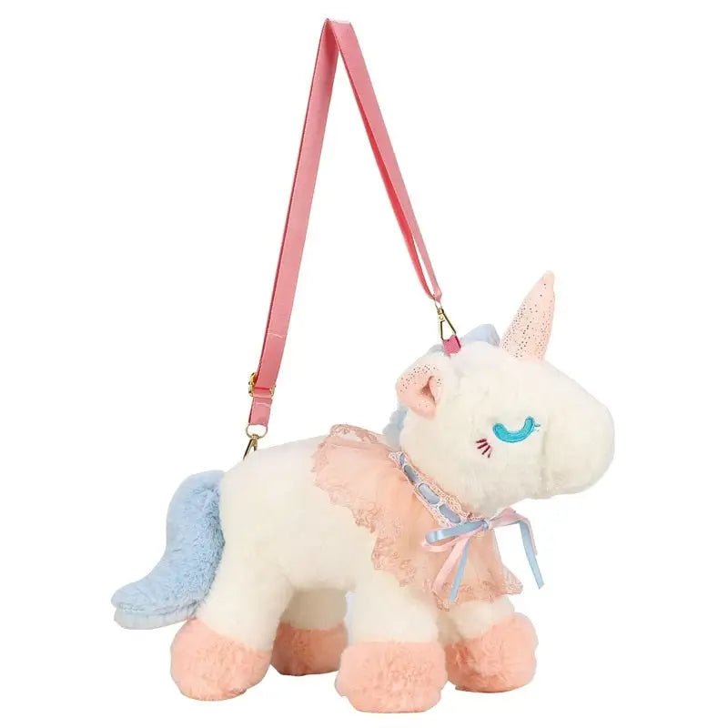 Plush Unicorn Purse for Pastel Princesses - Cosparty