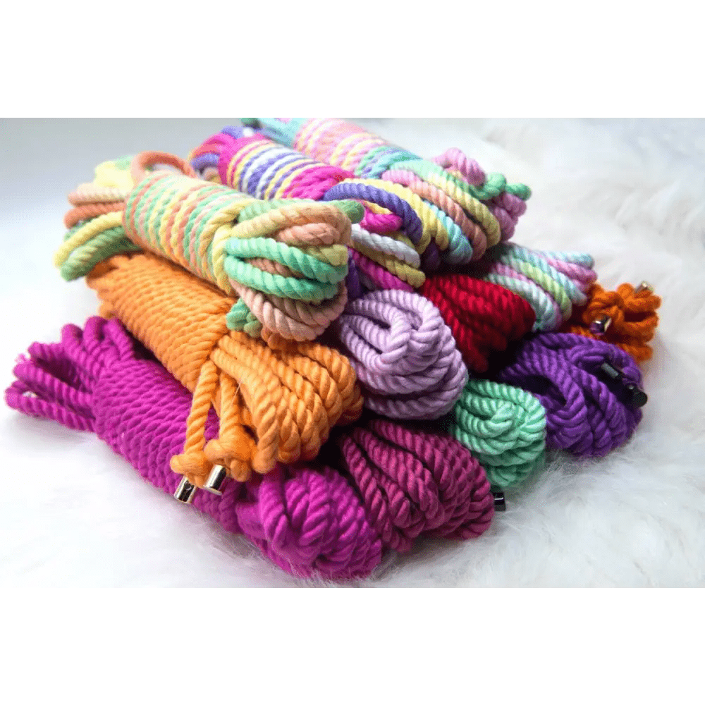 Pride Rainbow Shibari Rope for Creative and Vibrant Playtime - Cosparty