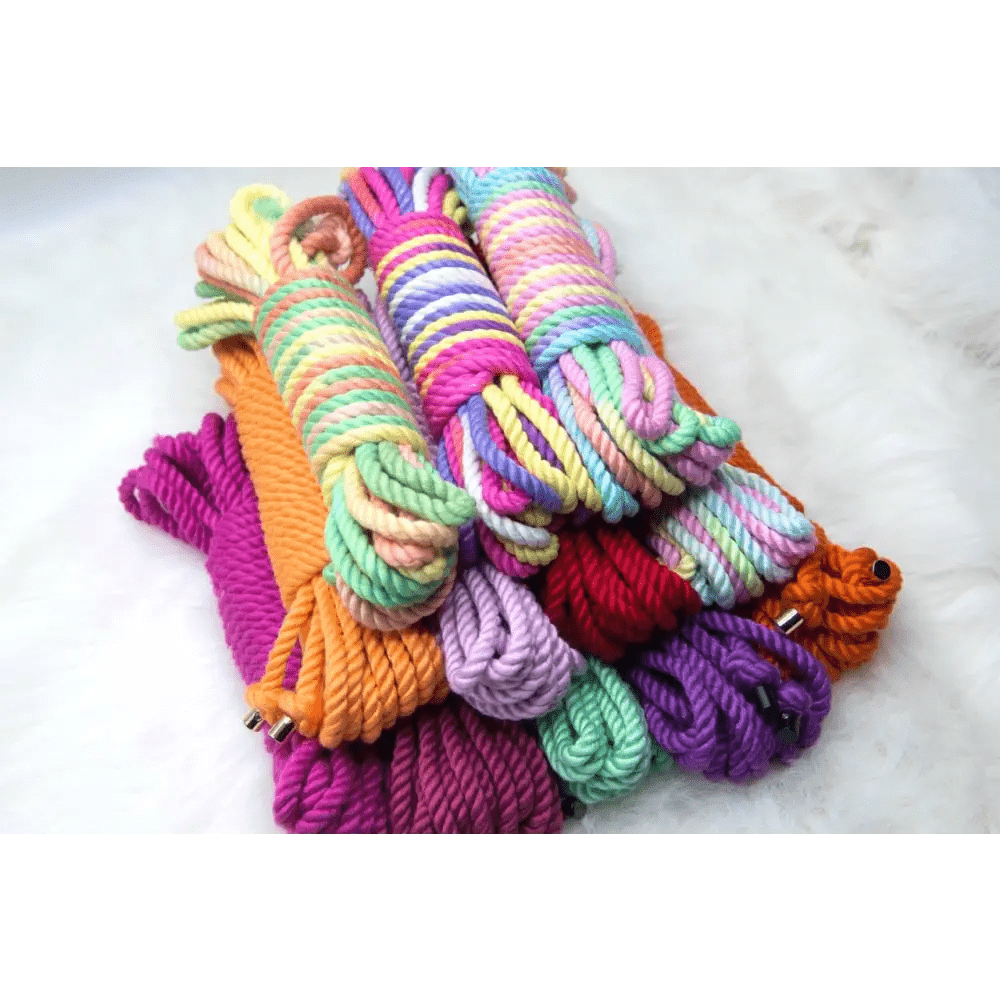 Pride Rainbow Shibari Rope for Creative and Vibrant Playtime - Cosparty