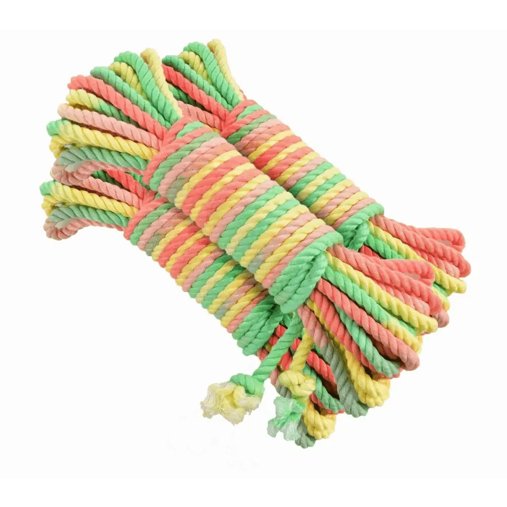 Pride Rainbow Shibari Rope for Creative and Vibrant Playtime - Cosparty