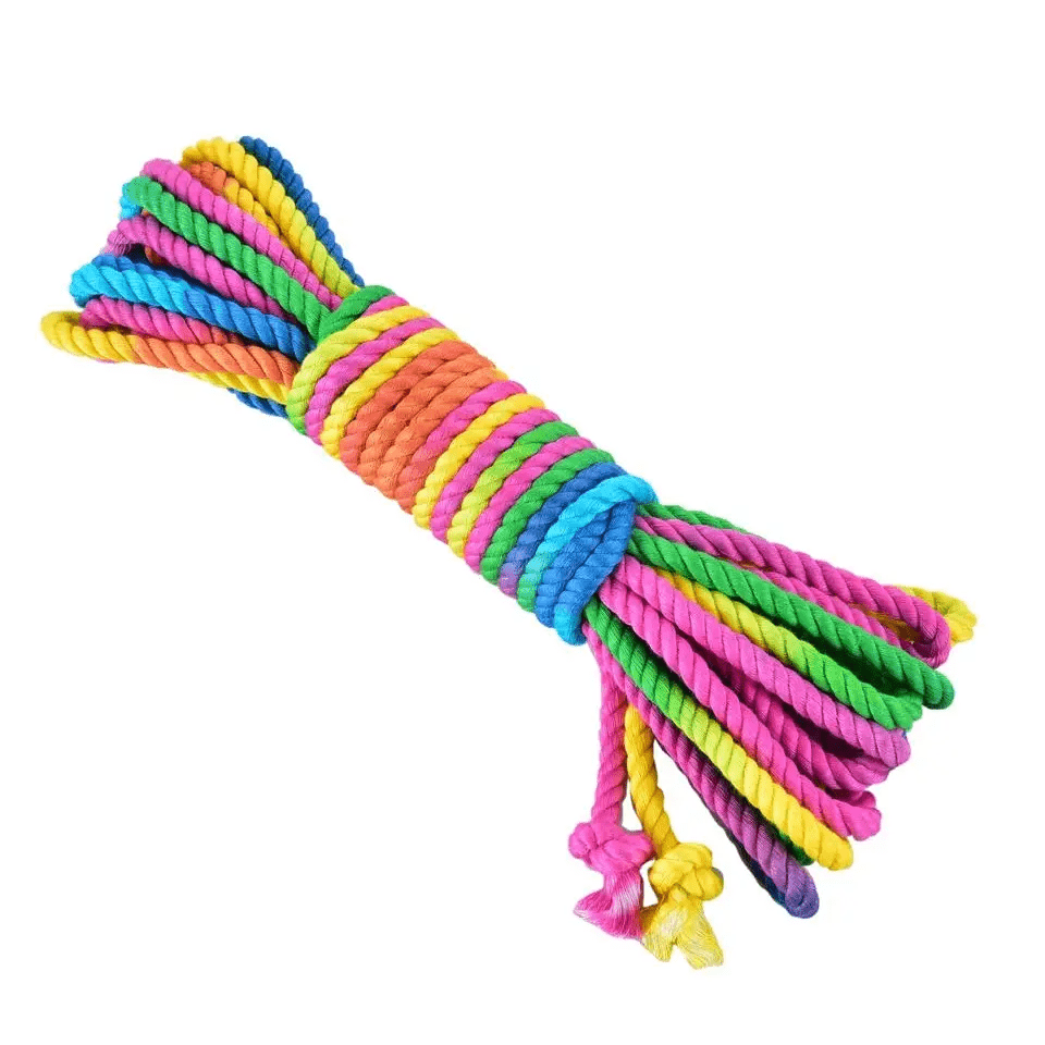 Pride Rainbow Shibari Rope for Creative and Vibrant Playtime - Cosparty