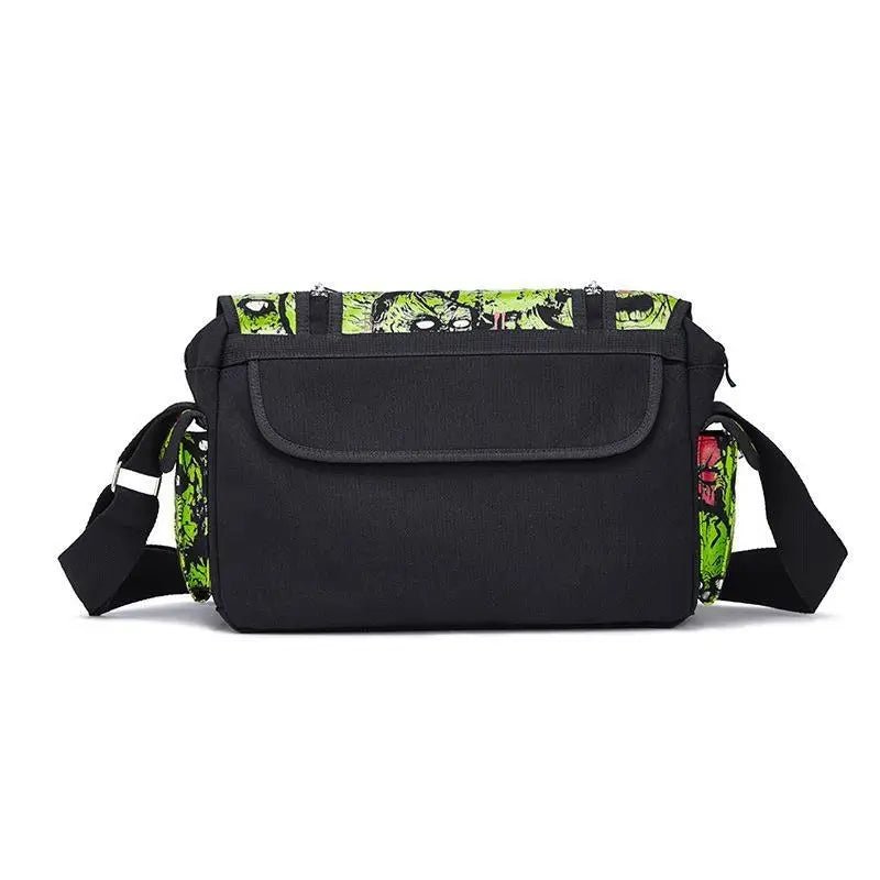 Quirky Green Zombie Parade Handbag for Year - Round Spookiness - Cosparty