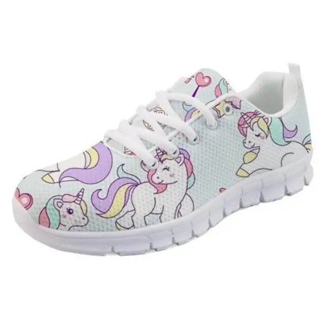 Rainbow Unicorn Running Shoes in Candy Colors - Cosparty