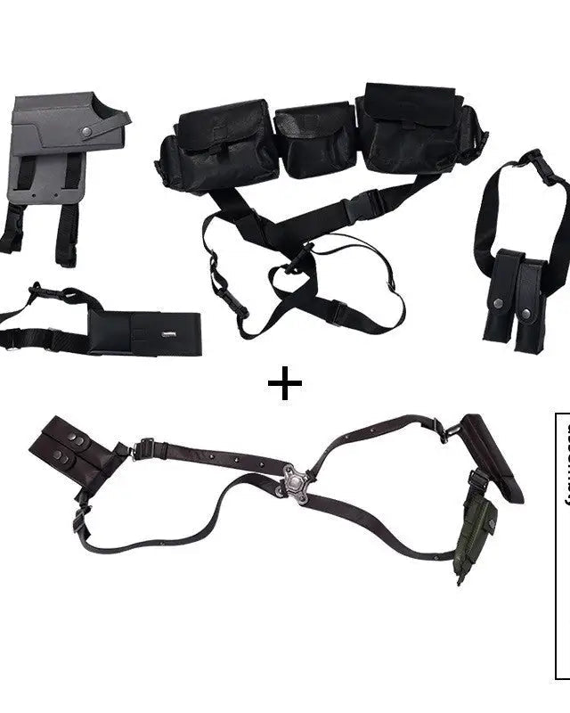 Resident Evil 4 Remastered Leon Kennedy Cosplay Costume Set - Cosparty