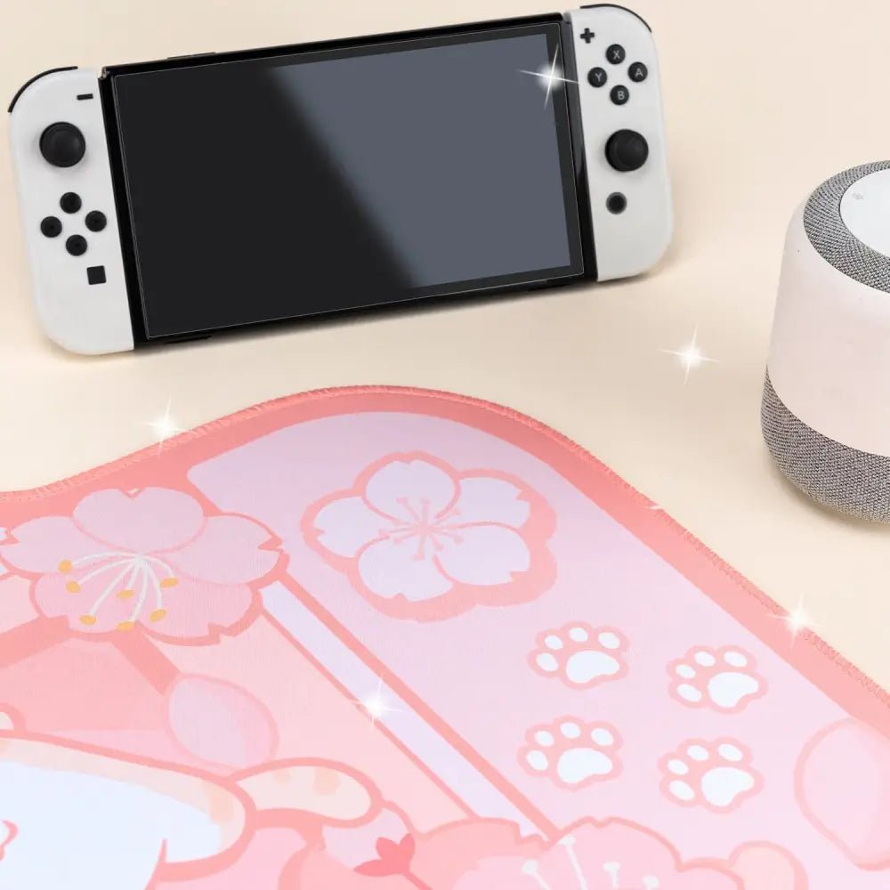 Sakura Neko Gaming Mouse Pad for Stylish and Fun Gaming Sessions - Cosparty