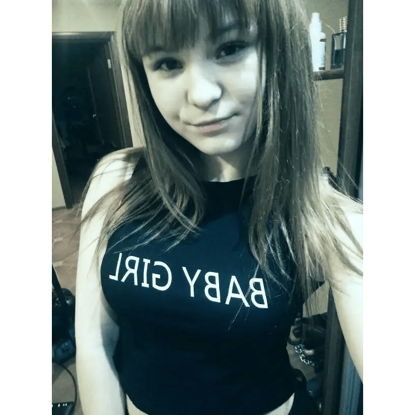 Sassy Baby Girl Cropped Muscle Tees in Black or White - Cosparty