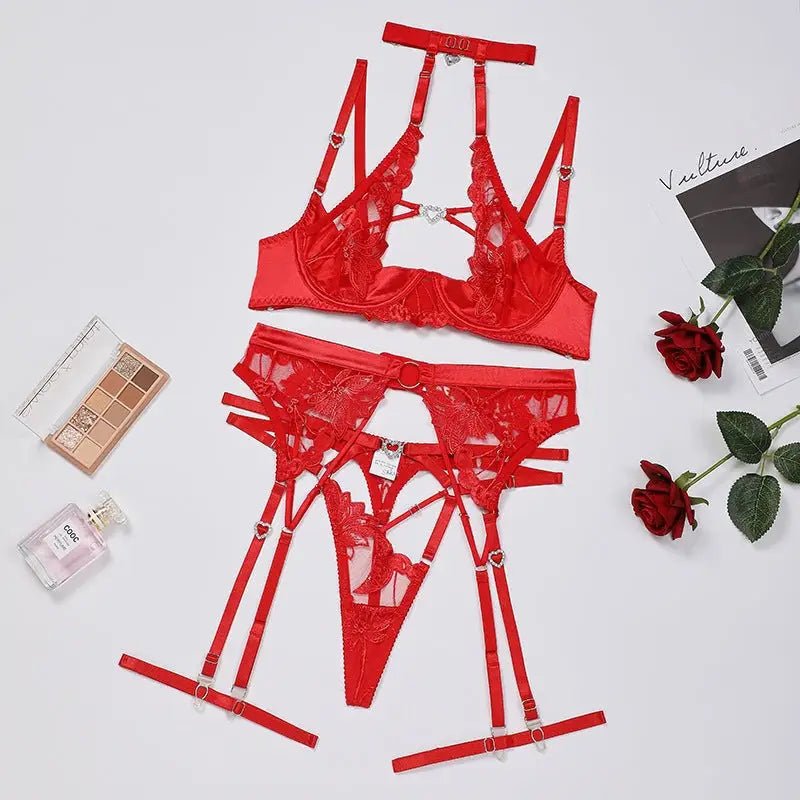 Secret Cherry Lingerie Set for a Seductive Touch - Cosparty