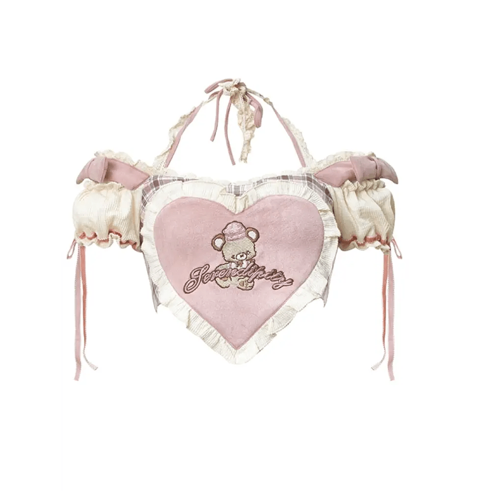 Serendipity Teddy Outfit in Cute Pink Plaid for Chic Fashion - Cosparty
