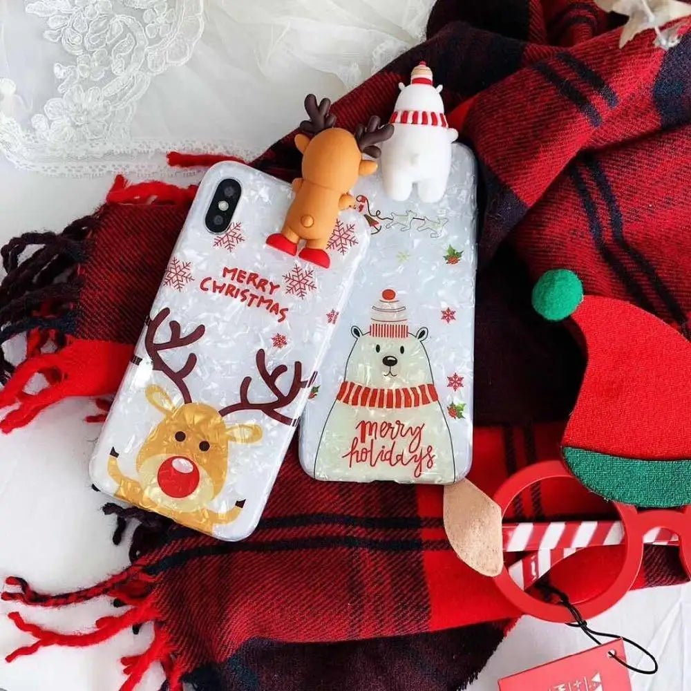 Shimmering Christmas Character Phone Case for iPhone 11 Pro Max - Cosparty