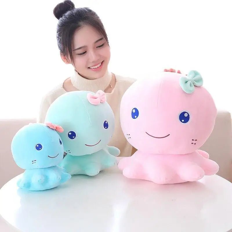 Sky Blue Baby Octopus Plushie 20x17cm Org Instock Kawaii Cosparty Toy - Cosparty