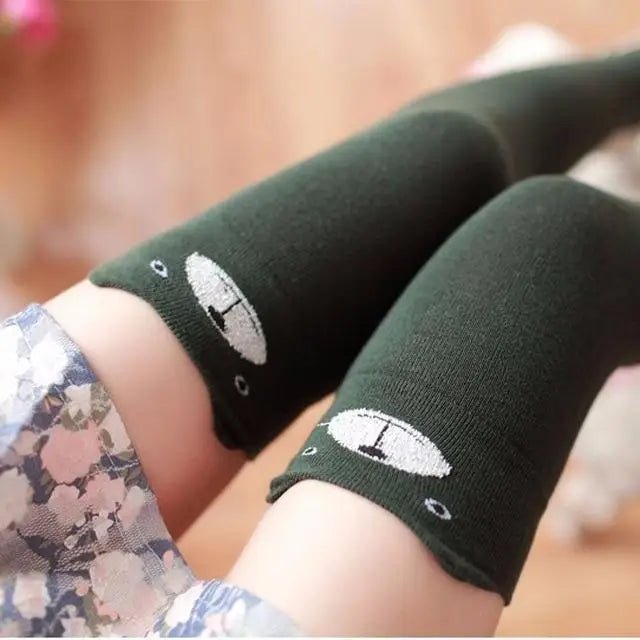 Soft Cotton Animal Thigh Highs for Littles Size XS - XL - Cosparty