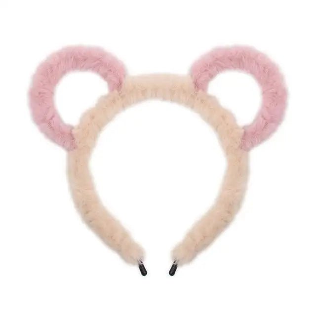 Soft Plush Animal Headbands for Kawaii Aesthetics - Cosparty