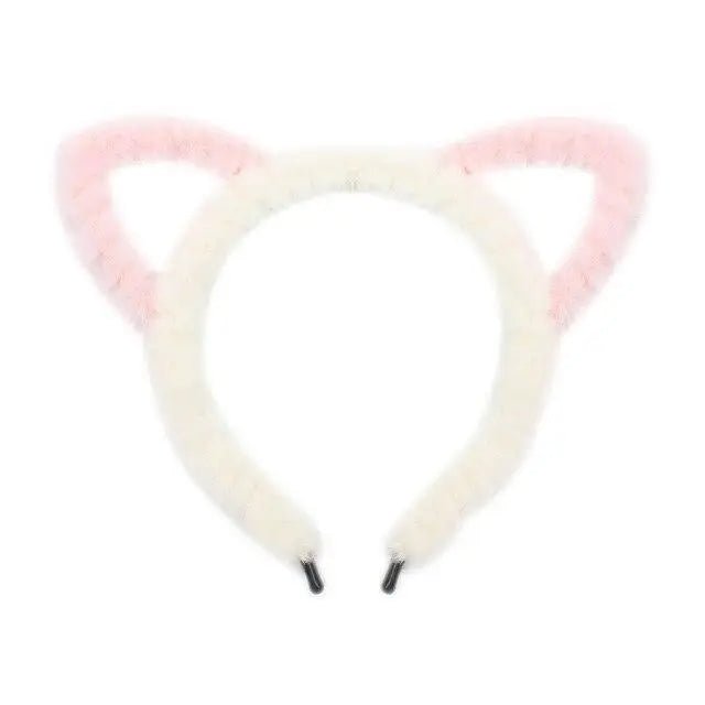 Soft Plush Animal Headbands for Kawaii Aesthetics - Cosparty
