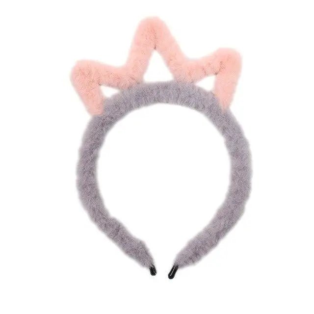 Soft Plush Animal Headbands for Kawaii Aesthetics - Cosparty