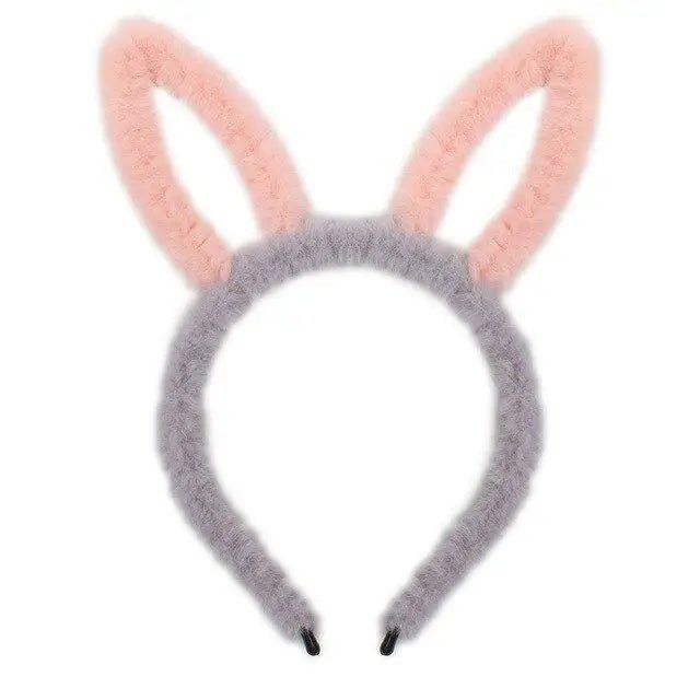 Soft Plush Animal Headbands for Kawaii Aesthetics - Cosparty