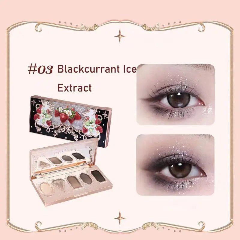 Sparkling Strawberry Eyeshadow Compact Palette - Cosparty