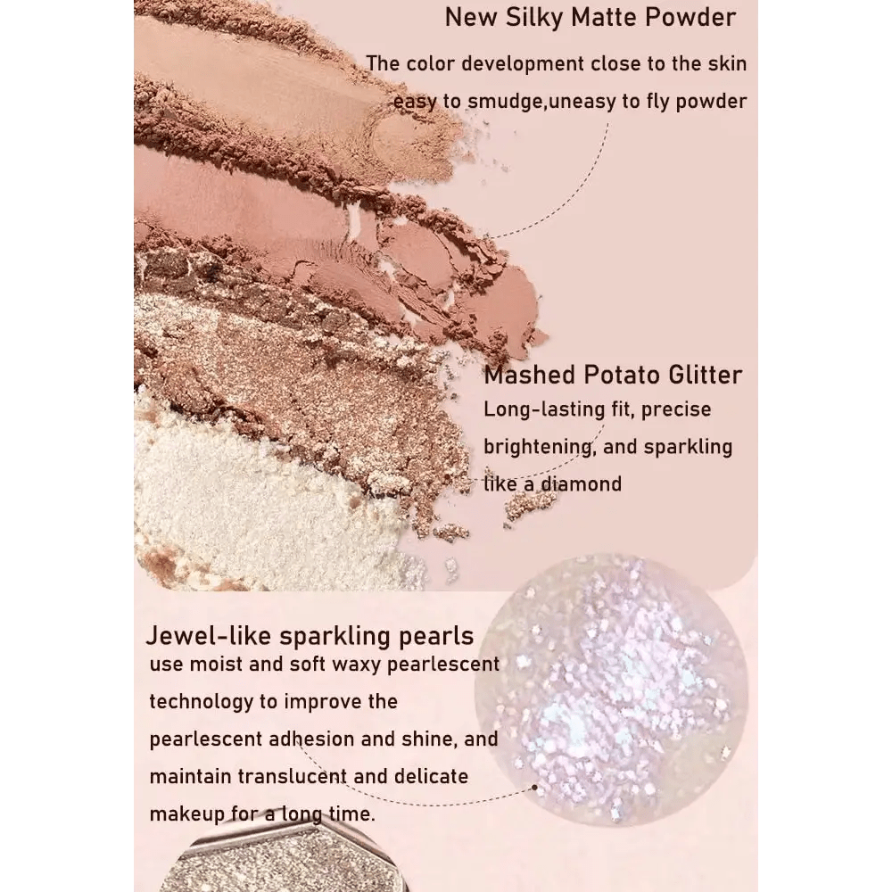 Sparkling Strawberry Eyeshadow Compact Palette - Cosparty