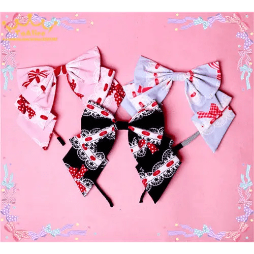 Strawberry Field Dress with Matching Bow Headband - Cosparty