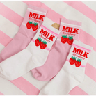 Strawberry Milk Socks Inspired by Harajuku Fashion - Cosparty