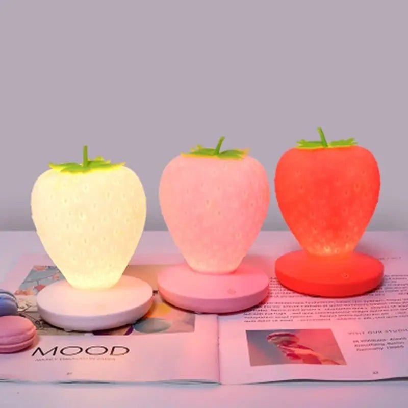 Strawberry Nursery Night Light for Adorable Baby Rooms - Cosparty