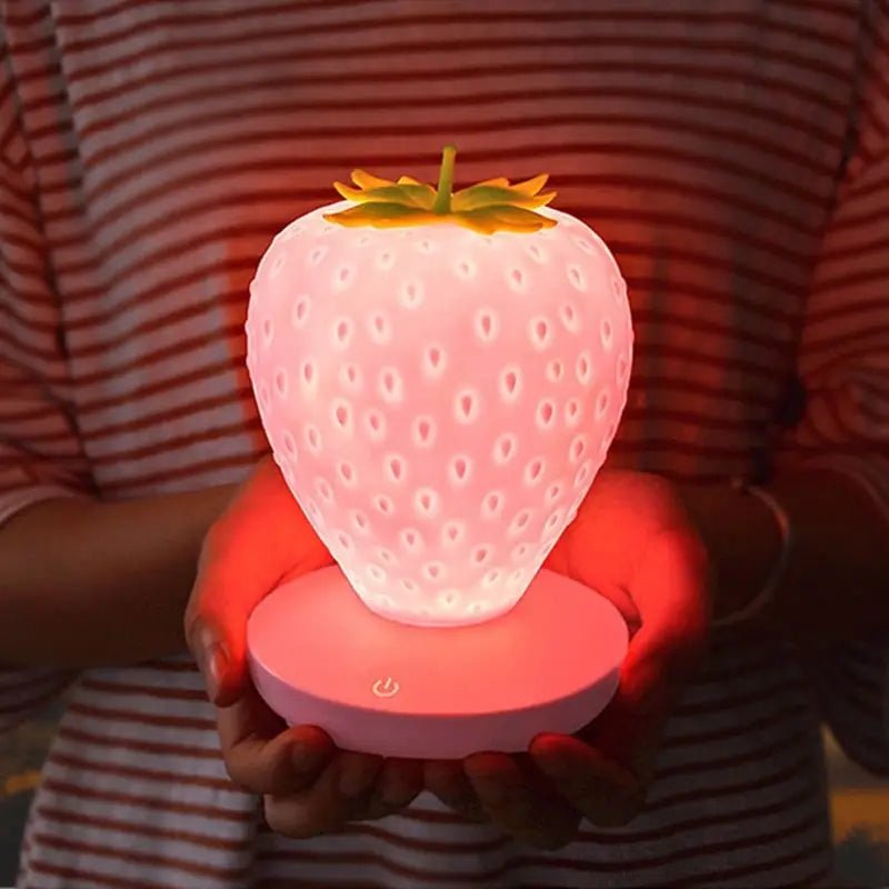 Strawberry Nursery Night Light for Adorable Baby Rooms - Cosparty