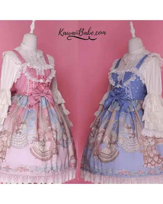 Stunning Lolita Dress with Ruffle Detailing and Gorgeous Color Palettes - Cosparty
