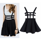 Suspender Style Hollow Cut - Out Dress for Effortless Charm - Cosparty