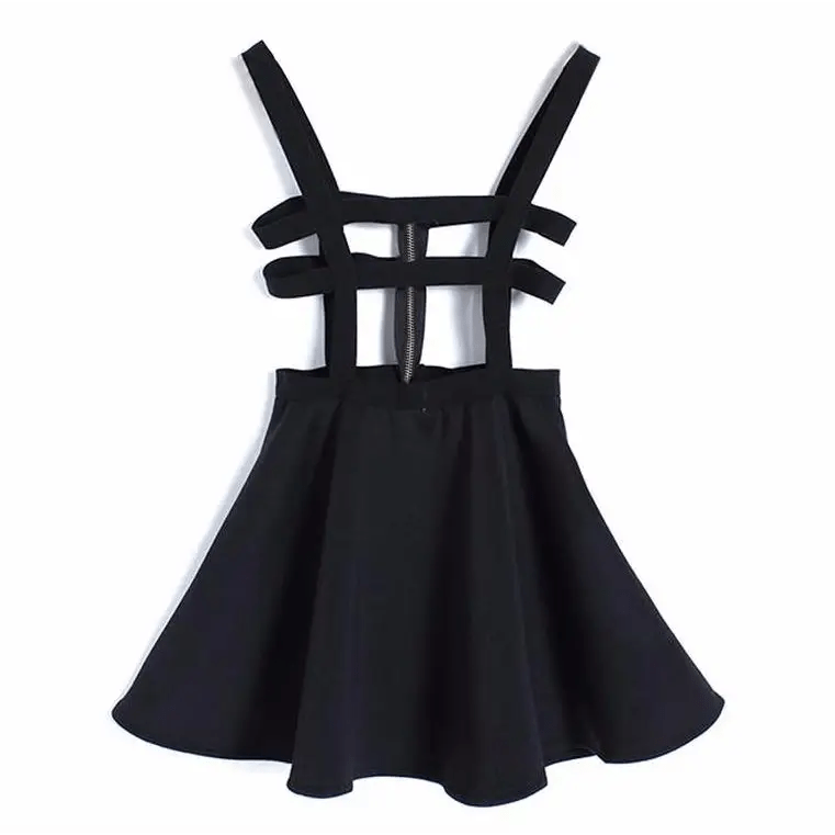 Suspender Style Hollow Cut - Out Dress for Effortless Charm - Cosparty