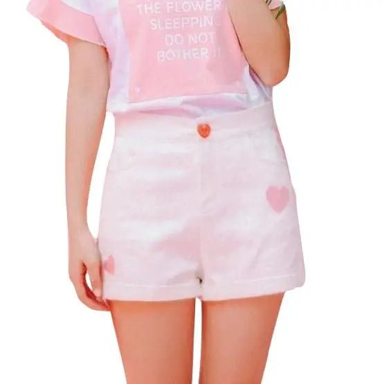 Sweet Heart Shorts for Summer Lounging - Cosparty