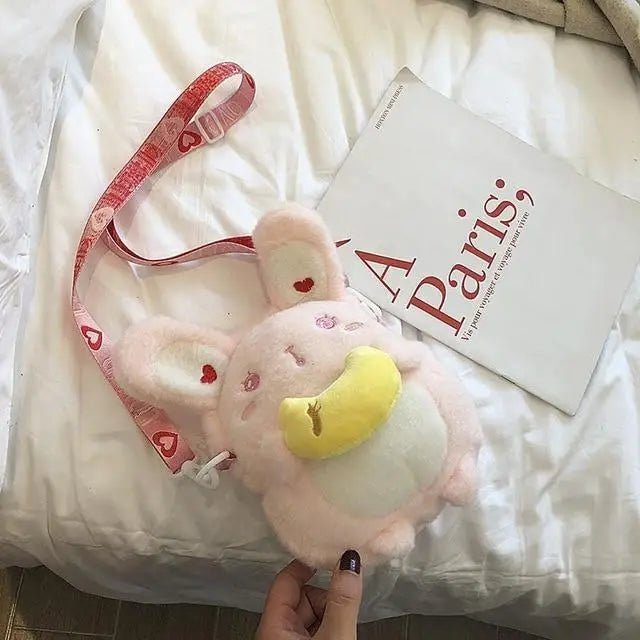 Sweet Pink Plush Princess Hamster Bag Org NewCondition Org InStock - Cosparty