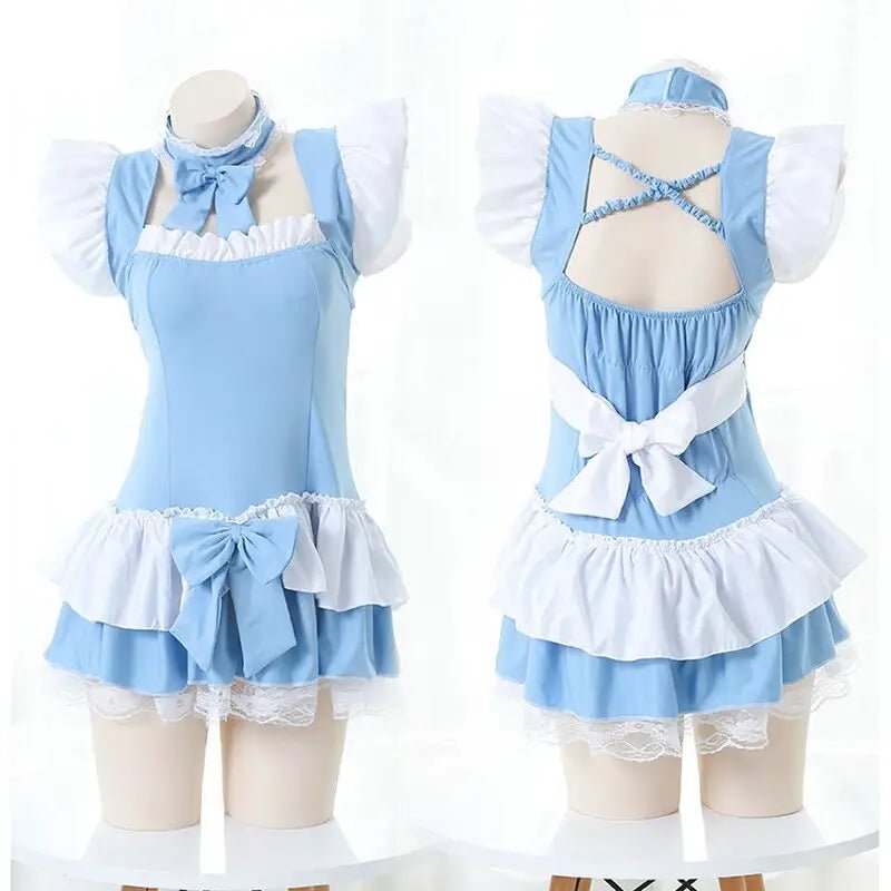 Sweet Pink Princess Dress with Bows and Ruffles - Cosparty