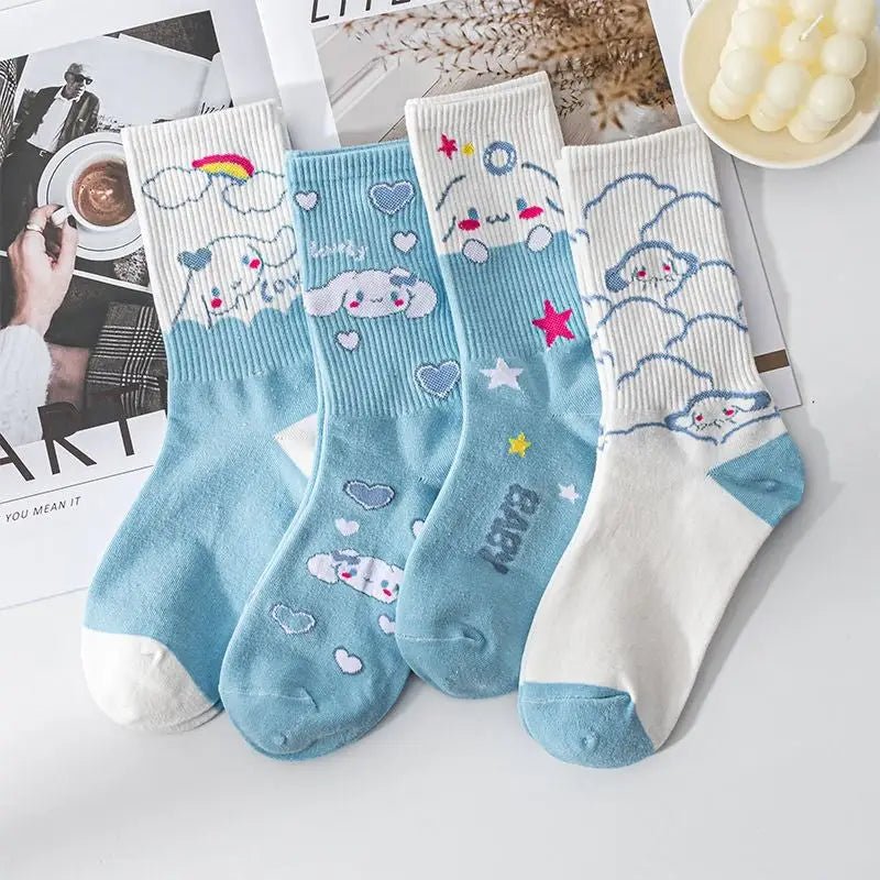 Sweet Puppy Sock Sets for Kawaii Enthusiasts - Cosparty
