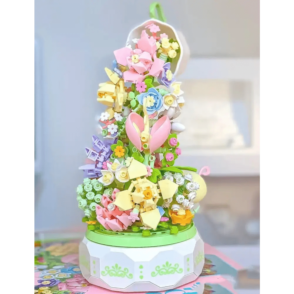 Teacup Cascade Building Block Set Inspired by Alice in Wonderland - Cosparty