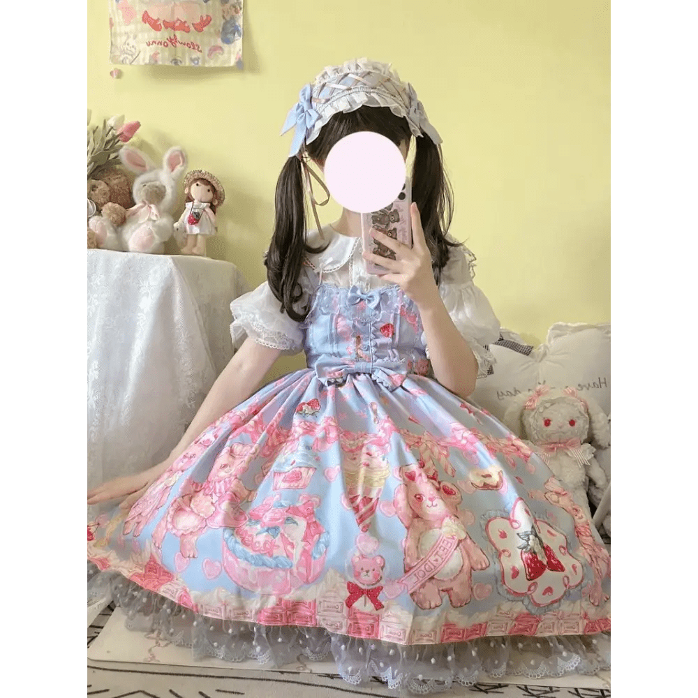 Teddy Bear Bakery Lolita Dress for Sweet Princesses - Cosparty