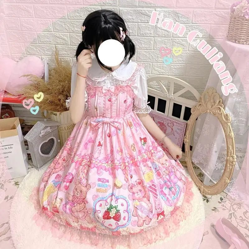 Teddy Bear Bakery Lolita Dress for Sweet Princesses - Cosparty