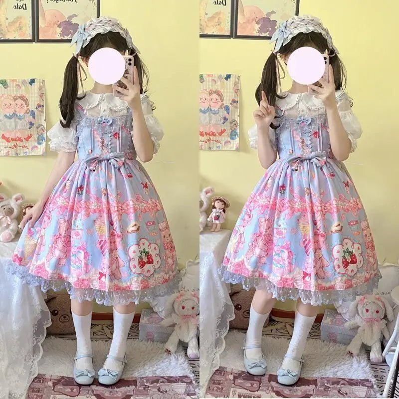 Teddy Bear Bakery Lolita Dress for Sweet Princesses - Cosparty