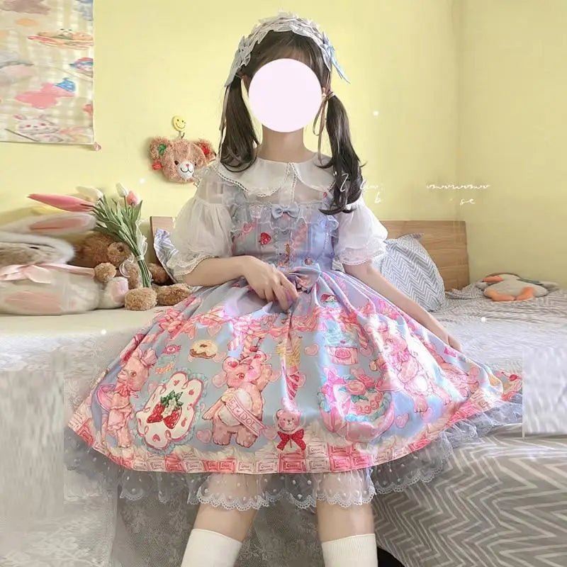 Teddy Bear Bakery Lolita Dress for Sweet Princesses - Cosparty