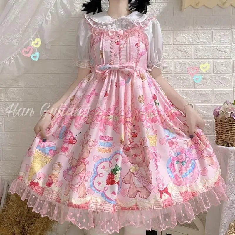 Teddy Bear Bakery Lolita Dress for Sweet Princesses - Cosparty