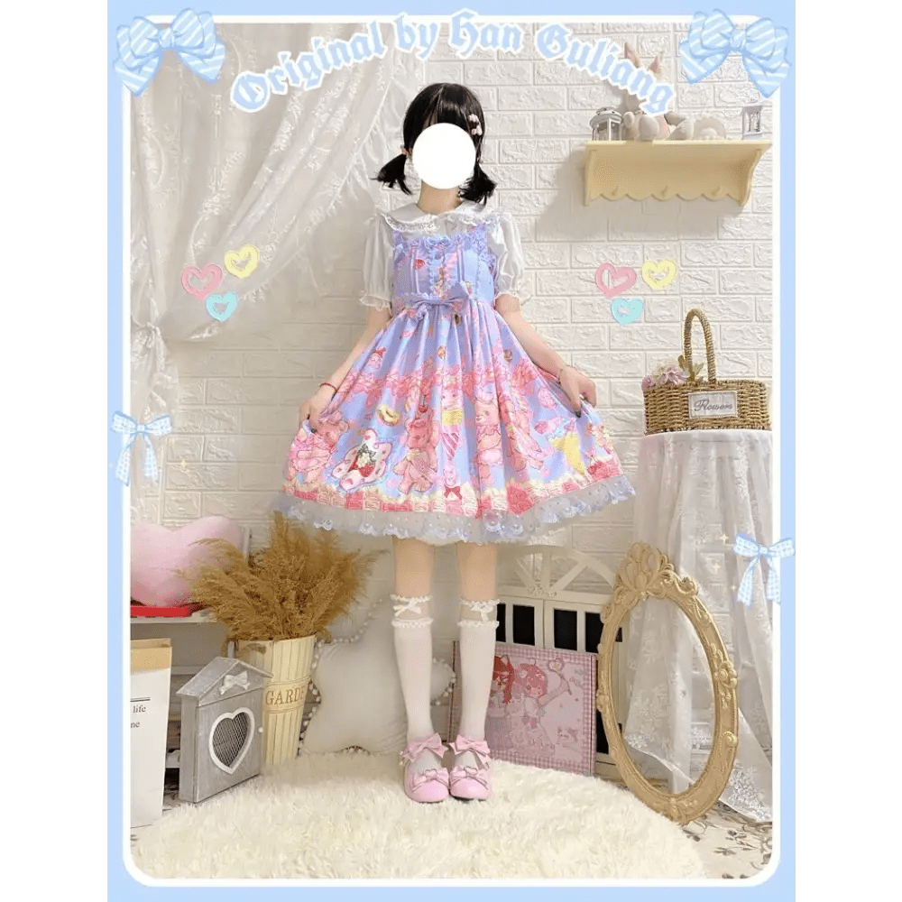 Teddy Bear Bakery Lolita Dress for Sweet Princesses - Cosparty